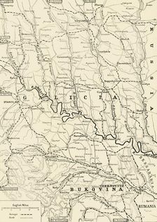 Area of the Russian Victories on the Strypa 1916. Creator: Unknown