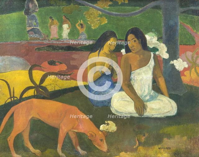 Arearea (Jokes), 1892. Artist: Gauguin, Paul Eugéne Henri (1848-1903)