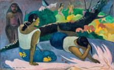 Arearea no Varua ino (Words of the Devil or Reclining Tahitian Women)