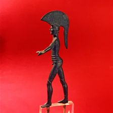 Ares, god of war, son of Zeus and Hera, bronze statue