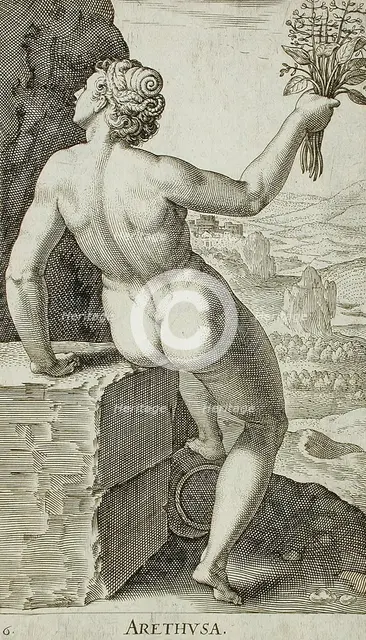 Arethusa, 1587. Creator: Philip Galle.