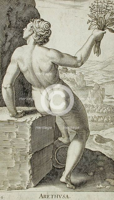 Arethusa, 1587. Creator: Philip Galle.