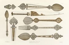 Argenterie Persanne, travaillée à jour 1880. Creators: Adalbert de Beaumont, Eugène-Victor Collinot