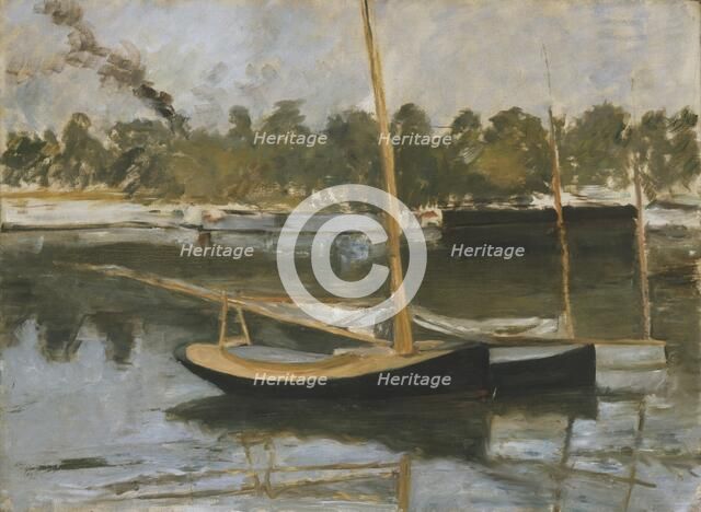 'Argenteuil', boat (study), 1874. Artist: Edouard Manet.