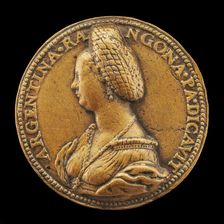 Argentina Pallavicini, died 1550, Wife of Guido Rangoni, Poetess and Botanist. Creator: Antonio Vicentino