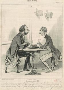 Argument irrésistible, 1841. Creator: Honore Daumier