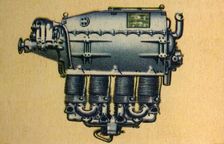 Argus As 8 100 horse power aircraft engine, 1932. Creator: Unknown