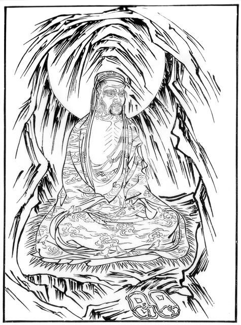 Arhat, Bhadra, 15th century (1886). Artist: Unknown