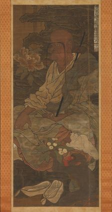 Arhat from a series of sixteen Arhats, 14th century. Creator: Unknown