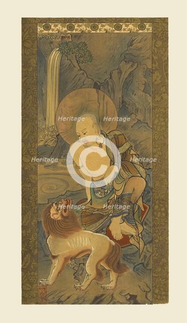 Arhat, Japanese, late Kamakura period, 14th century, (1886). Artist: Unknown.