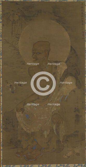 Arhat (Nakula), one of a set of sixteen, mid-14th century. Creator: Ryozen.