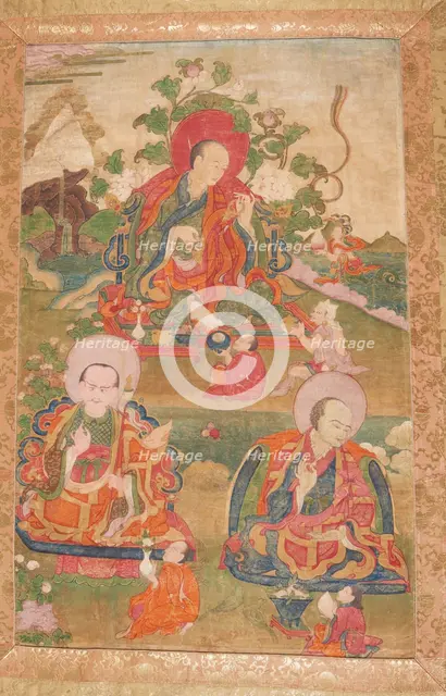Arhat Thangka, 18th century. Creator: Tibetan Culture.
