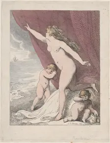Ariadne Abandoned by Theseus, 1790-99., 1790-99. Creator: Thomas Rowlandson