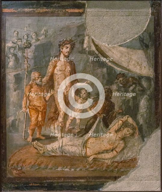 Ariadne Abandoned by Theseus on Naxos, 1st H. 1st cen. AD. Creator: Roman-Pompeian wall painting.