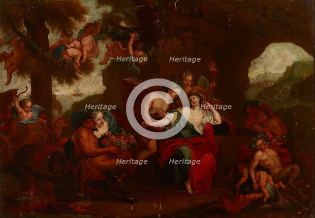 Ariadne and Bacchus on the Island of Naxos, 18th century. Creator: Unknown.