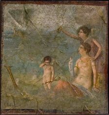 Ariadne and Theseus , 1st H. 1st cen. AD. Creator: Roman-Pompeian wall painting