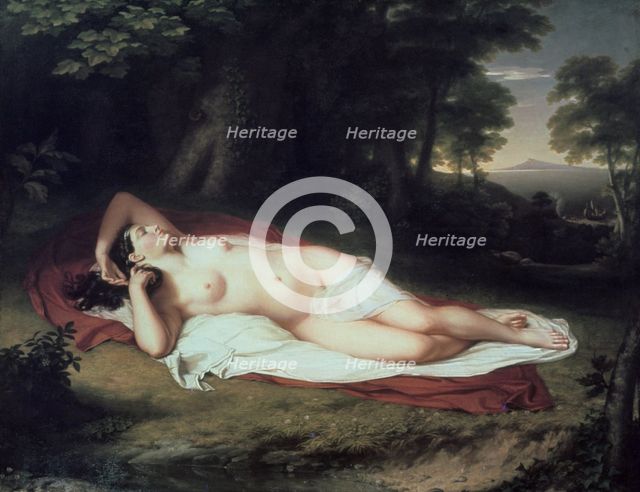 'Ariadne Asleep on the Island of Naxos', 1809-1814. Artist: John Vanderlyn