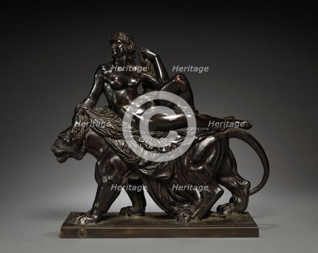Ariadne on a Panther, 1873. Creator: Jean-Baptiste Clésinger (French, 1814-1883).