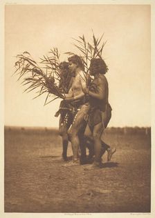 Arikara Medicine Ceremony - the Ducks, 1908. Creator: Edward Sheriff Curtis