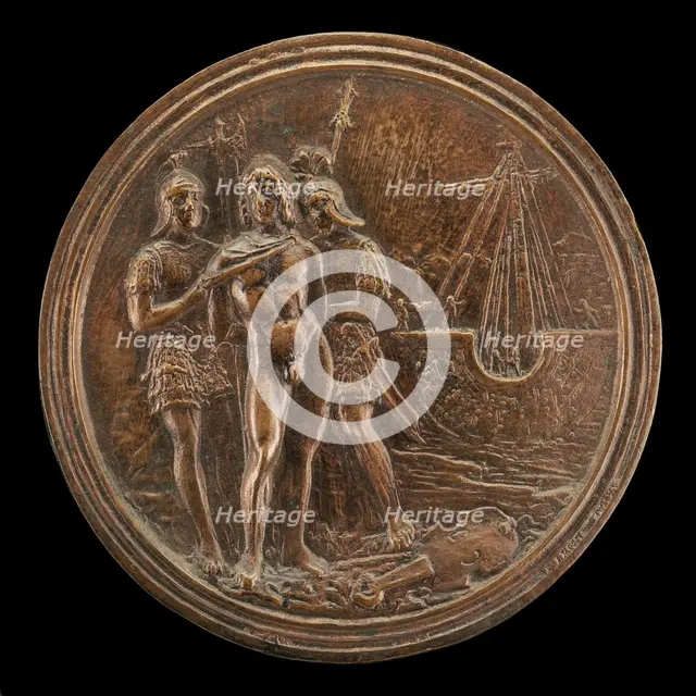 Arion Captured by Pirates, late 15th - early 16th century. Creator: Moderno.