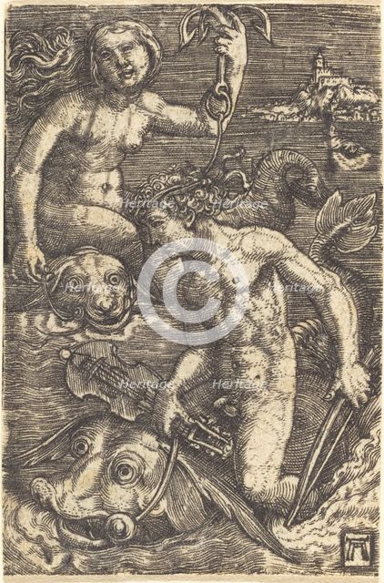 Arion and Nereide, c. 1520/1525. Creator: Albrecht Altdorfer.