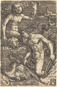 Arion and Nereide, c. 1520/1525. Creator: Albrecht Altdorfer