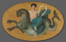 Arion on a Sea Horse, 1855. Creator: William Adolphe Bouguereau (French, 1825-1905)
