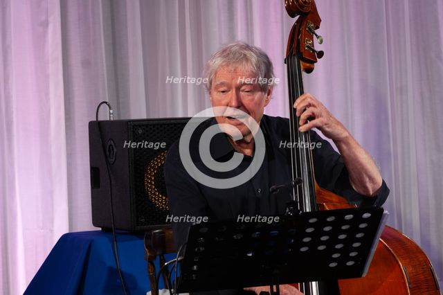 Arild Anderson, Arild Anderson Trio, Watermill Jazz Club, Dorking, Surrey, June 2026. Creator: Brian O'Connor.