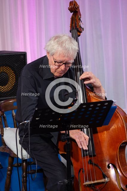 Arild Anderson, Arild Anderson Trio, Watermill Jazz Club, Dorking, Surrey, June 2026. Creator: Brian O'Connor.