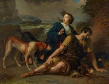 Arindal and Daura, 1854-1855. Creator: Johann Peter Krafft