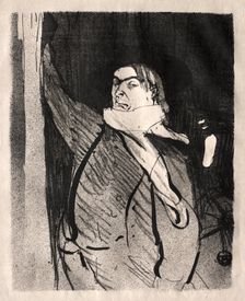 Aristide Bruant, 1893. Creator: Henri de Toulouse-Lautrec (French, 1864-1901)