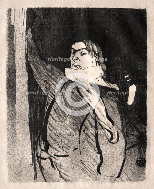 Aristide Bruant, 1893. Creator: Henri de Toulouse-Lautrec (French, 1864-1901).