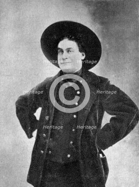 Aristide Bruant, French cabaret singer, comedian and nightclub owner, 1901. Artist: Unknown