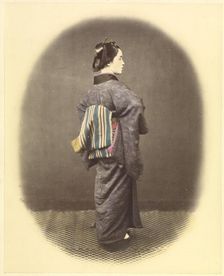 Aristocratic Young Lady, about 1863-1868. Creator: Felice Beato