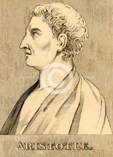 'Aristotle', (384-322 BC), 1830. Creator: Unknown.