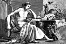 Aristotle (384-322 BC), Ancient Greek philosopher and scientist, c1886