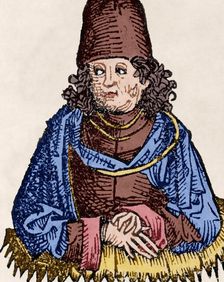 Aristotle (384-322 B.C), Greek philosopher. Creator: Unknown