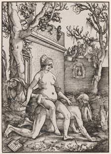 Aristotle and Phyllis, 1513. Creator: Baldung (Baldung Grien), Hans (1484-1545)