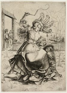 Aristotle and Phyllis, c. 1500. Creator: Master MZ