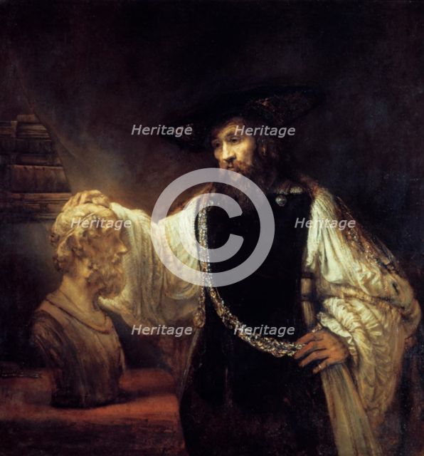 'Aristotle Before the Bust of Homer', 1653. Artist: Rembrandt Harmensz van Rijn    