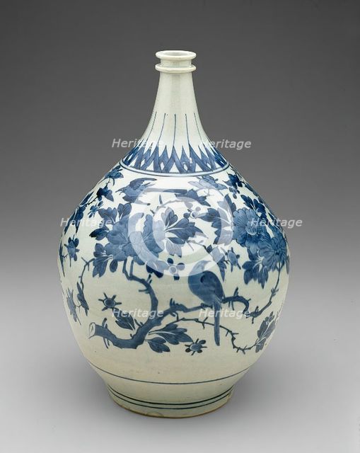 Arita-Ware Apothecary Bottle, 1670/80. Creator: Unknown.