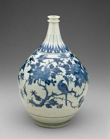 Arita-Ware Apothecary Bottle, 1670/80. Creator: Unknown