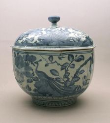 Arita-Ware Covered Jar, 17th/18th century. Creator: Unknown