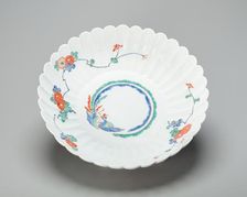 Arita-Ware Kakiemon Floral-shaped Bowl, late 17th/early 18th century. Creator: Unknown