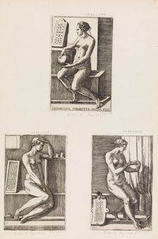 Arithmetic, from The Seven Liberal Arts, plate 4, 1544. Creator: Monogrammist B