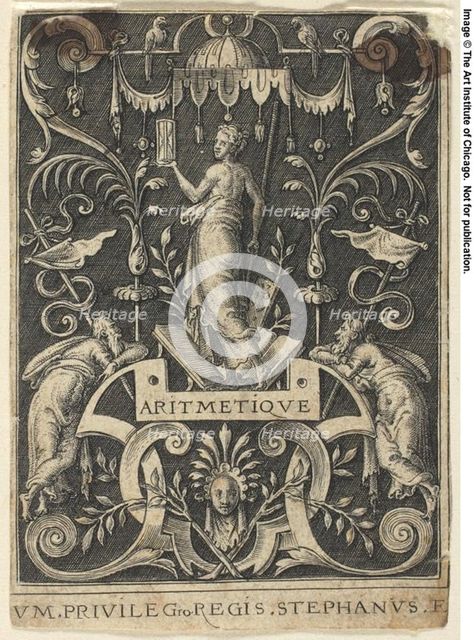 Arithmetic, n.d. Creator: Etienne Delaune.