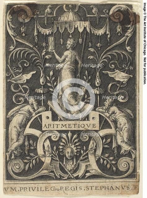 Arithmetic, n.d. Creator: Etienne Delaune.