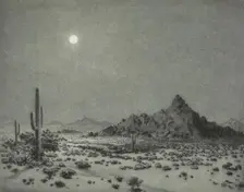 Arizona Night, 1930. Creator: George Elbert Burr