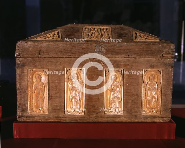  'Ark of the ivories', about 1059 from the Collegiate Church of San Isidoro.