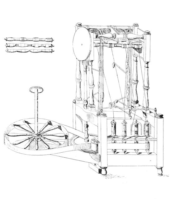'Arkwright's Spinning Jenny, 1769', 1769, (1904). Artist: Unknown.